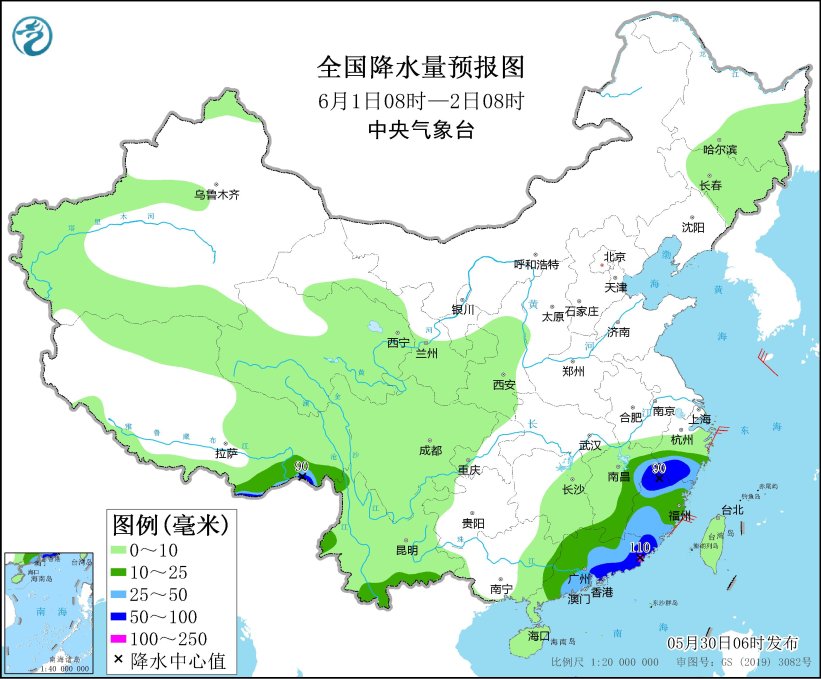 2024年5月30日未来三天全国天气预报(图3)