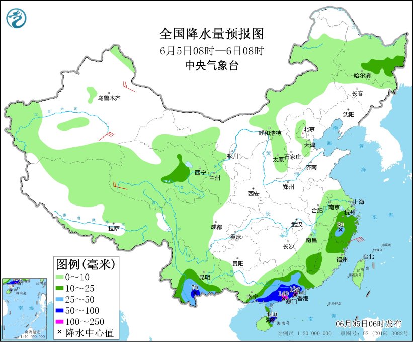 2024年6月5日未来三天全国天气预报(图2)